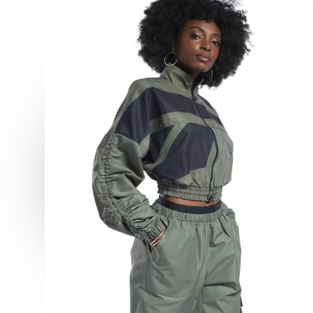 Women's Green and Black track suit